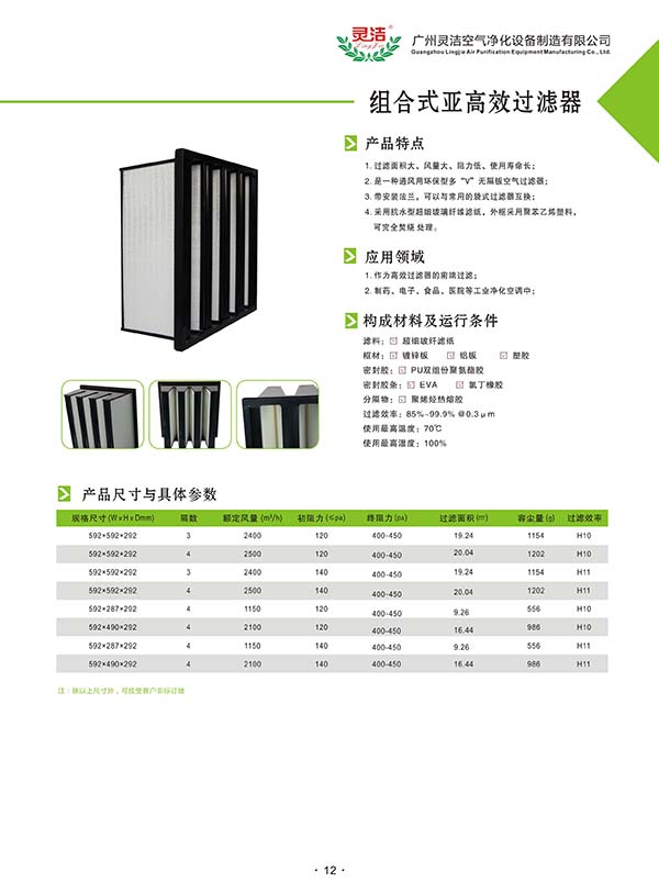 組合式亞高效過(guò)濾器指的是哪種過(guò)濾器 組合式亞高效過(guò)濾器指的是哪種過(guò)濾器