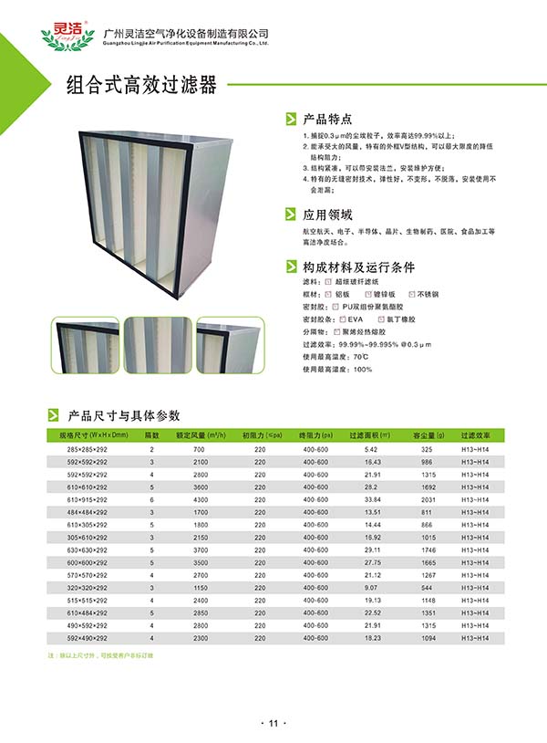 手術(shù)室送風(fēng)天花配套的高效過濾器有什么特點 手術(shù)室送風(fēng)天花配套的高效過濾器有什么特點